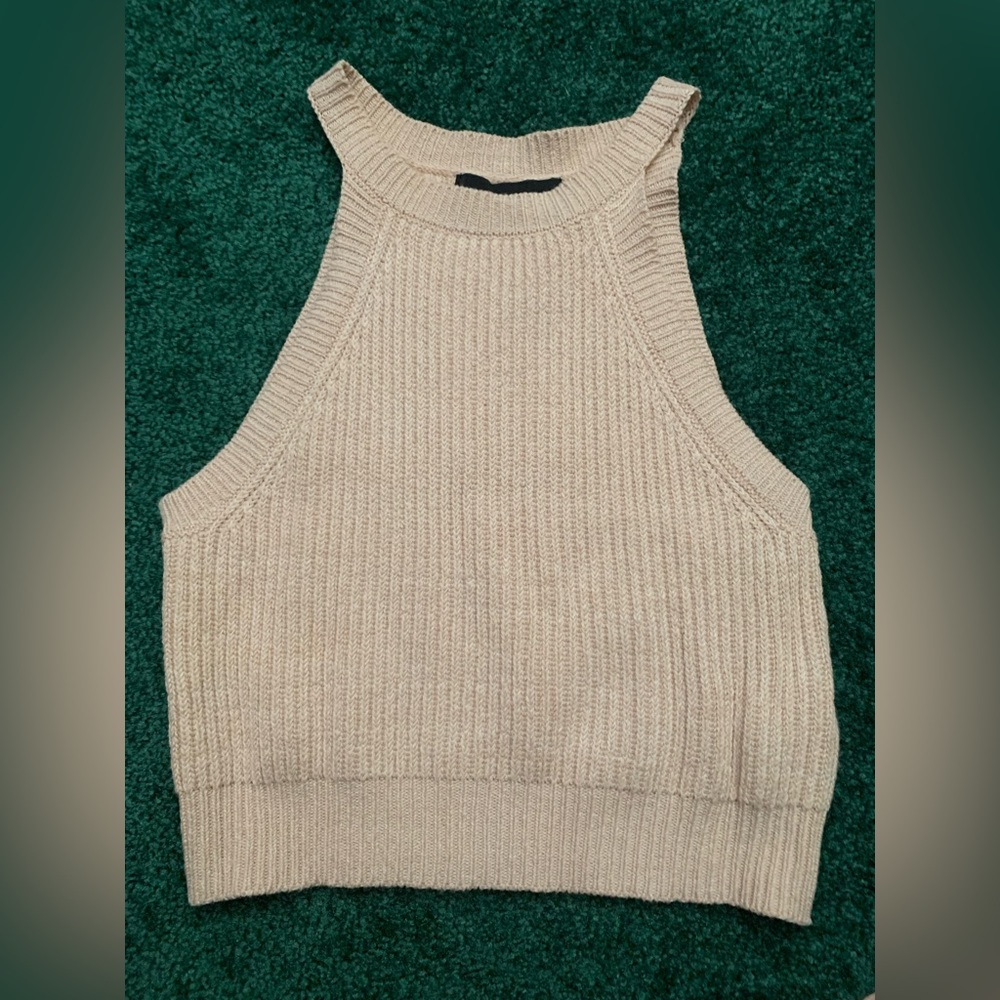 Knitted forever 21 crop tank top